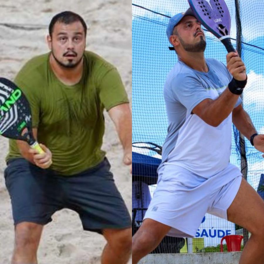 Transformação Bruno — antes e depois